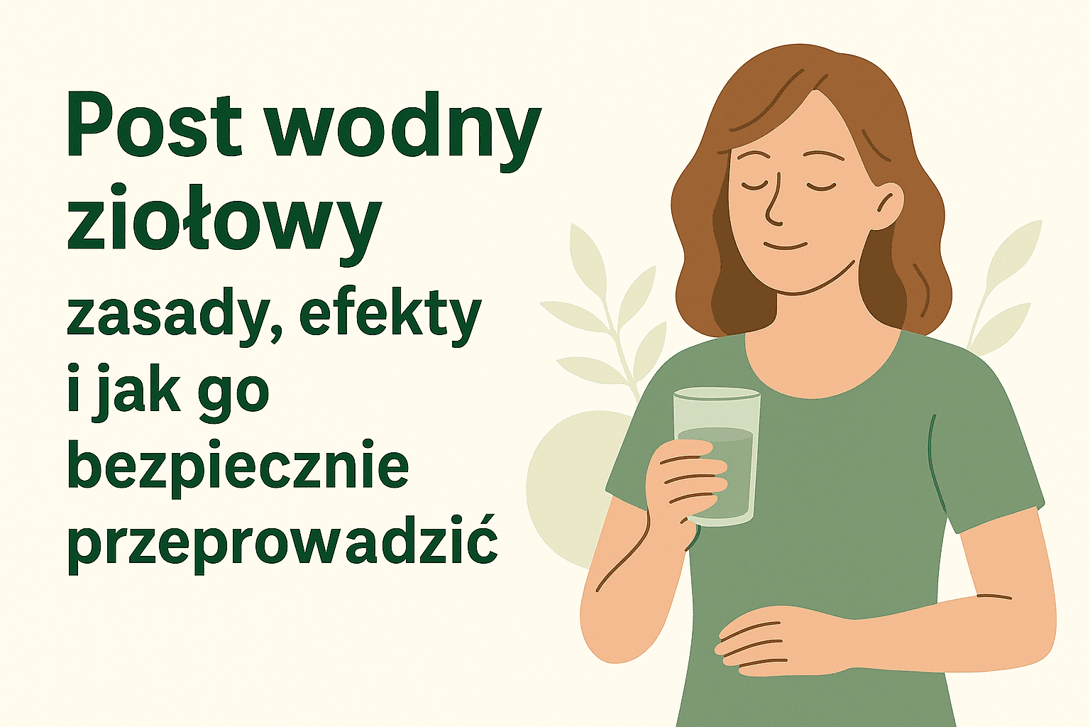 Post wodny ziołowy – zasady, efekty i jak go bezpiecznie przeprowadzić